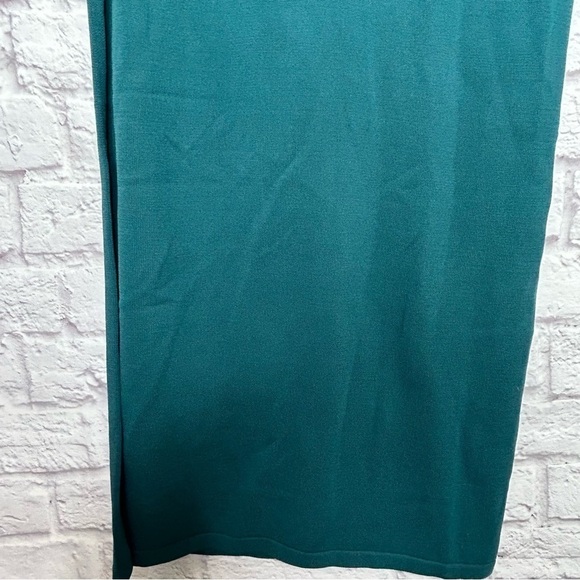 Torn By Ronny Kobo Fina Knit Teal One Shoulder Dress - Picture 9 of 15